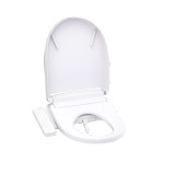 TOTO® WASHLET® S2 Electronic Bidet Toilet Seat with Instantaneous Water Heating, PREMIST and EWATER+ Wand Cleaning, Round, Cotton White - SW3345#01