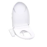 TOTO® WASHLET® S2 Electronic Bidet Toilet Seat with Instantaneous Water Heating, PREMIST and EWATER+ Wand Cleaning, Elongated, Cotton White - SW3346#01