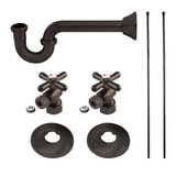 Kingston Brass Trimscape Traditional Plumbing Supply Kit Combo, Oil Rubbed Bronze -  KPK305