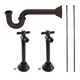 Kingston Brass Trimscape Traditional Plumbing Supply Kit Combo, Oil Rubbed Bronze -  KPK805