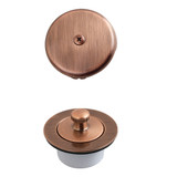 Kingston Brass Twist and Close Tub Drain Conversion Kit, Antique Copper - DLT5301AAC