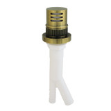 Kingston Brass Trimscape Dishwasher Air Gap, Antique Brass - KA421AB