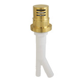 Kingston Brass Trimscape Dishwasher Air Gap, Brushed Brass - KA421BB