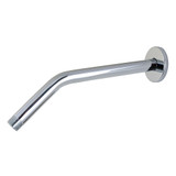 Kingston Brass Shower Scape 12" Shower Arm with Round Flange, Polished Chrome - K163R1