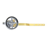 Kingston Brass Levante Front Mount Toilet Tank Lever with Knurled Handle, Polished Chrome - KTRNK1