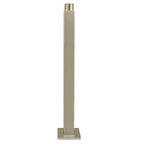 Kingston Brass Claremont 10" Rain Drop Ceiling Mount Shower Arm with Square Flange, Brushed Nickel - K212C8