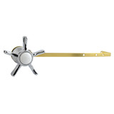 Kingston Brass Hamilton Universal Front or Side Mount Toilet Tank Lever, Polished Chrome - KTNXD1