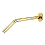 Kingston Brass Shower Scape 12" Shower Arm with Round Flange, Polished Brass - K163R2