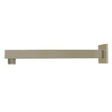 Kingston Brass Claremont 10" Shower Arm with Square Flange, Brushed Nickel - K4108