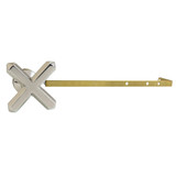 Kingston Brass French Country Universal Front or Side Mount Toilet Tank Lever, Polished Nickel - KTCHXD6