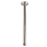 Kingston Brass 12" Rain Drop Ceiling Mount Shower Arm with Round Flange, Polished Nickel - K211C6