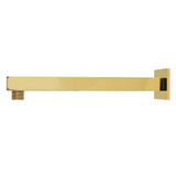 Kingston Brass Claremont 10" Shower Arm with Square Flange, Polished Brass - K4102