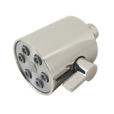 Kingston Brass Shower Scape 3" Round Jet Spray Brass Shower Head, Polished Nickel - K238A6