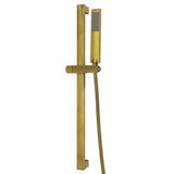 Kingston Brass Vilbosch 24" Stainless Steel Shower Slide Bar with Hand Shower and Holder, Brushed Brass - KX2547