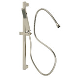 Kingston Brass Vilbosch 24" Stainless Steel Shower Slide Bar with Hand Shower and Holder, Polished Nickel - KX2546