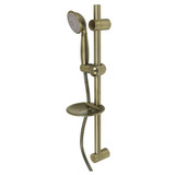 Kingston Brass Vilbosch 5-Function Hand Shower with 24" Slide Bar Kit, Antique Brass - KX2523SBB