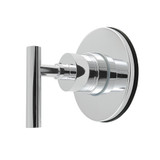 Kingston Brass Manhattan Single-Handle Six-Way Diverter Valve with Round Trim Kit, Polished Chrome - KS4031CML