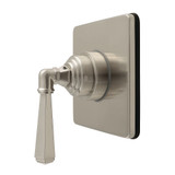 Kingston Brass Metropolitan Single-Handle Six-Way Diverter Valve with Square Trim Kit, Brushed Nickel - KS4048HL