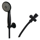 Kingston Brass Shower Scape Multi-Function Hand Shower Kit, Matte Black - KX2520SD