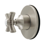 Kingston Brass Millennium Single-Handle Six-Way Diverter Valve with Round Trim Kit, Brushed Nickel - KS4038ZX