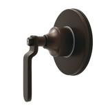 Kingston Brass Whitaker Single-Handle Six-Way Diverter Valve with Round Trim Kit, Oil Rubbed Bronze - KS4035KL