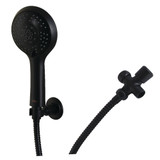 Kingston Brass Vilbosch Multi-Function Hand Shower Kit, Matte Black - KX1540SD