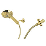 Kingston Brass Vilbosch Multi-Function Hand Shower Kit, Polished Brass - KX1542BD