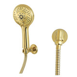 Kingston Brass Vilbosch Multi-Function Hand Shower Kit, Polished Brass - KX1542SE