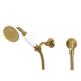 Kingston Brass Victorian Hand Shower Kit, Brushed Brass - KX1067BE