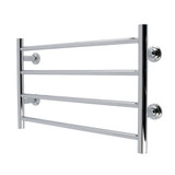 Kingston Brass Palatine 24" x 16" Stainless Steel Wall Mount 4-Tier Towel Rack, Polished Chrome - DTM241641