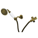 Kingston Brass Victorian Hand Shower Kit, Antique Brass - KX1063BD