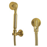 Kingston Brass Restoration Hand Shower Kit, Brushed Brass - KX1037SE