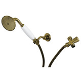 Kingston Brass Victorian Hand Shower Kit, Antique Brass - KX1053BD