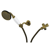 Kingston Brass Vintage Hand Shower Kit, Antique Brass - KX10203BD