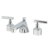 Kingston Brass Navei Widespread Bathroom Faucet with Brass Pop-Up, Polished Chrome - KZ4461CML