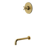 Kingston Brass Metropolitan Single-Handle Pressure Balanced Tub Faucet, Brushed Brass - KB6337BXTO