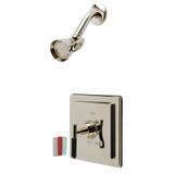 Kingston Brass Kaiser Single-Handle Pressure Balanced Shower Faucet, Polished Nickel - KB8656CKLSO