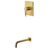 Kingston Brass Concord Single-Handle Pressure Balanced Tub Faucet, Brushed Brass - KB6347DLTO