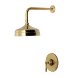 Kingston Brass Restoration Single-Handle Pressure Balanced Shower Faucet, Brushed Brass - KB6337ALSO