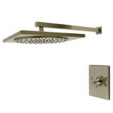 Kingston Brass Restoration Single-Handle Pressure Balanced Shower Faucet, Brushed Nickel - KB8348AXSO