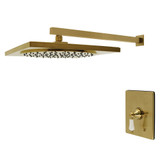 Kingston Brass Victorian Single-Handle Pressure Balanced Shower Faucet, Brushed Brass - KB8347PLSO