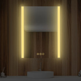 Blossom Binary 20" LED Mirror - Brush Gold - LED M5 2032 BG