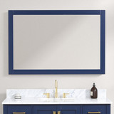 Blossom 48" Wood Framed Mirror - Navy Blue - M6 48 25
