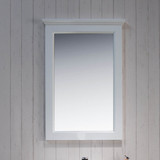 Blossom Bordeaux 24" Mirror - Matte White - M6015 24 01