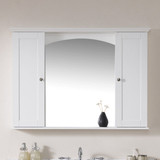 Blossom Rome 48" Mirror Medicine Cabinet - Matte White - M6002 48 01