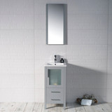 Blossom Sydney 16" Vanity (Cabinet Only) - Metal Grey - V8001 18 15