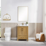 Blossom Basel 24" Vanity (Cabinet Only) Ivory Oak - V8049 24 33