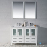 Blossom Sydney 48" Vanity (Cabinet Only) - Glossy White - V8001 48 01