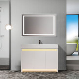 Blossom Capri 48" Vanity (Cabinet Only) - Glossy White - V8038 48 01