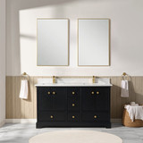 Blossom Sicily 60" Double Vanity (Cabinet Only) - Black Oak - V8051 60 37 D